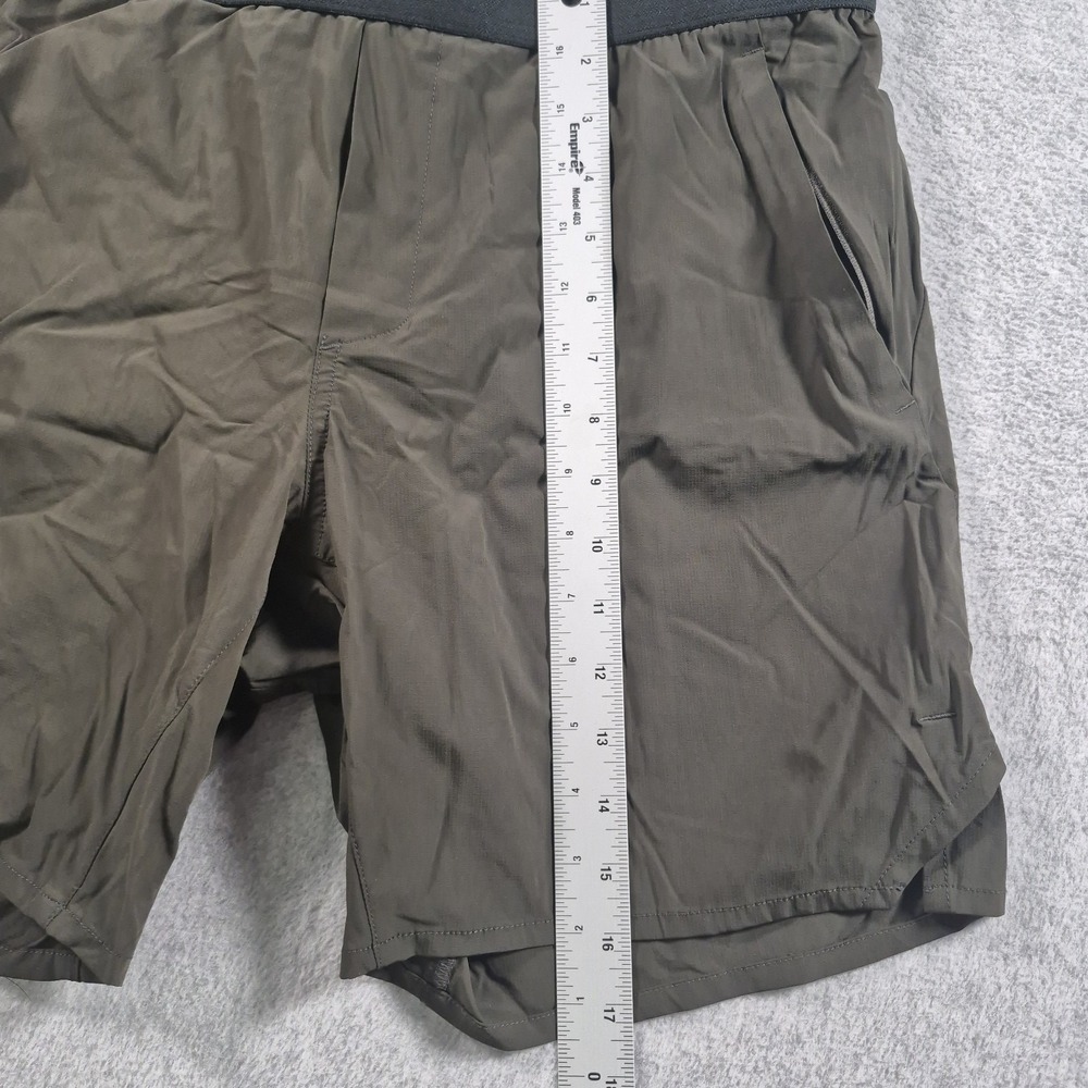 Filson x Ten Thousand 7" Tactical Shorts Mens Medium Green Lined Running - Picture 6 of 7